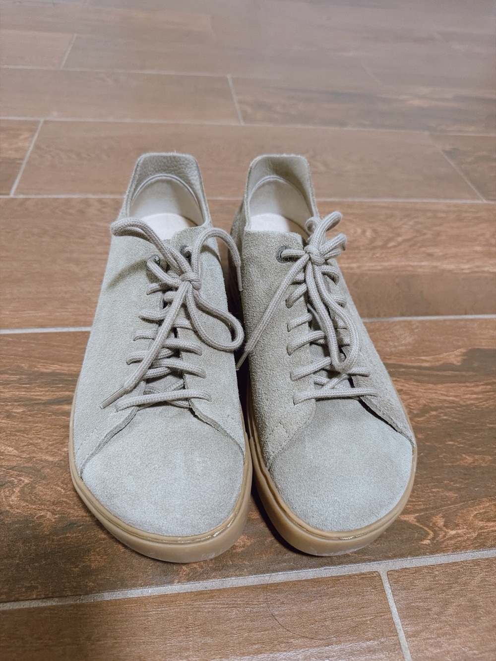 Birkenstock Light Taupe Low Bend Sneakers 38